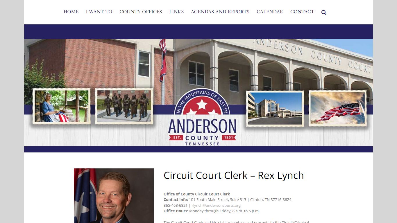 Circuit Court Court Clerk – Anderson County, Tennessee